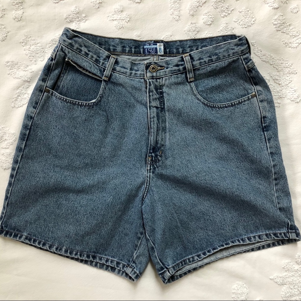 Vintage 90s High Rise Denim Shorts